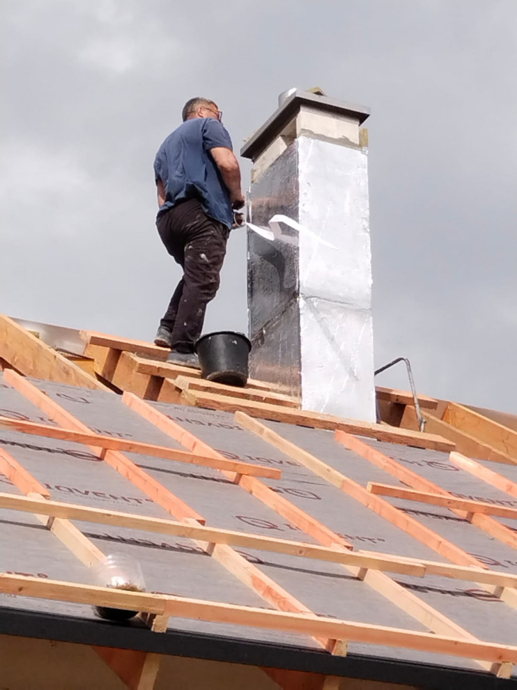 Монтаж керамических дымоходов