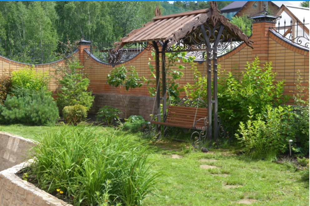 Ландшафтный дизайн участка 8,5 соток.