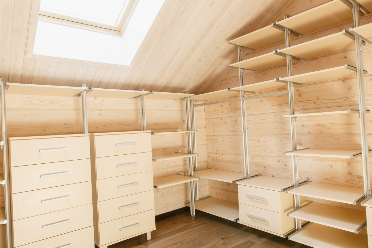 Интерьер дома из клееного бруса