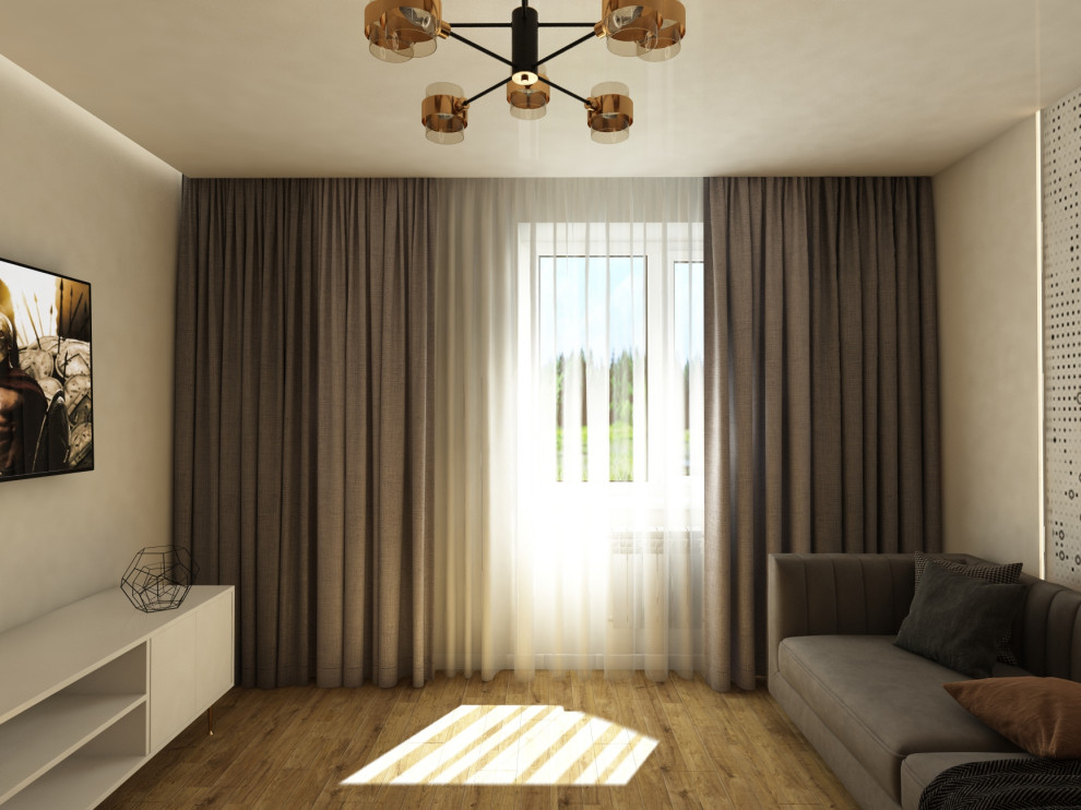 Квартира 60 кв.м. ТЗ от заказчика "Ярко и не ярко))"