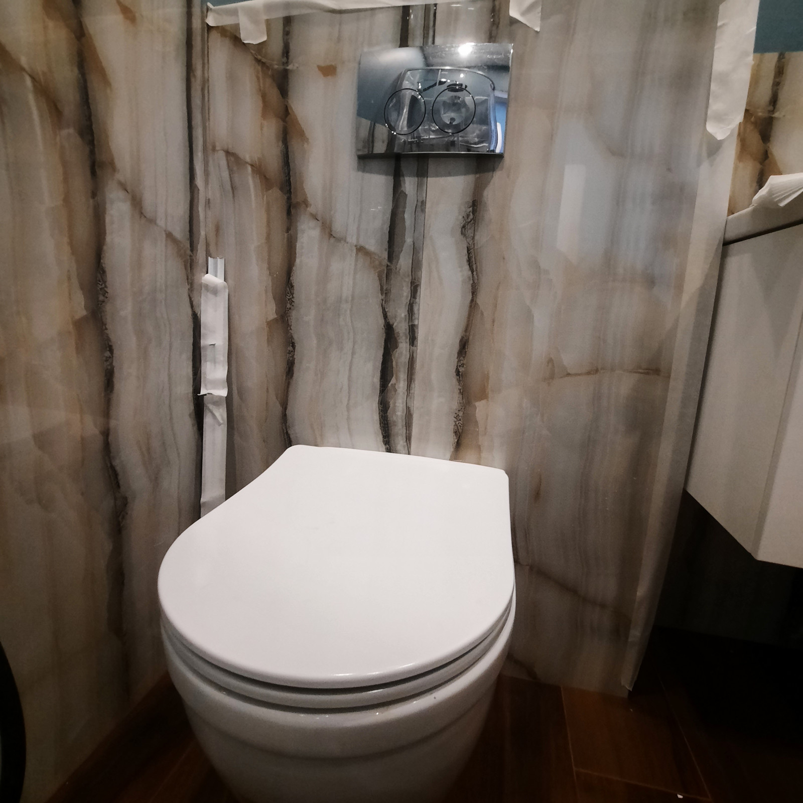 Ремонт сан узла в двухкомнатной квартире в ЖК Плэй