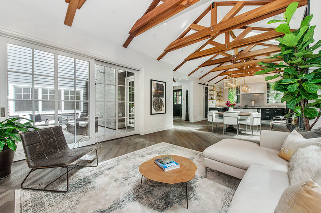 Mill Valley Traditional transitional-living-room