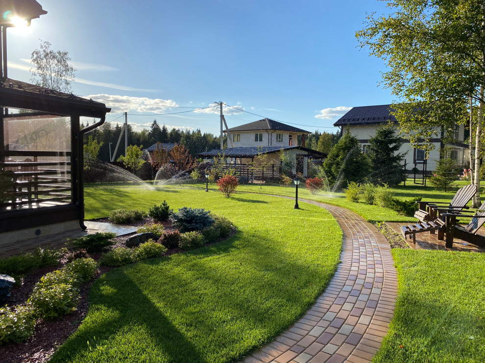 КП Никольское Лесное. Ландшафт, Автоматический полив.