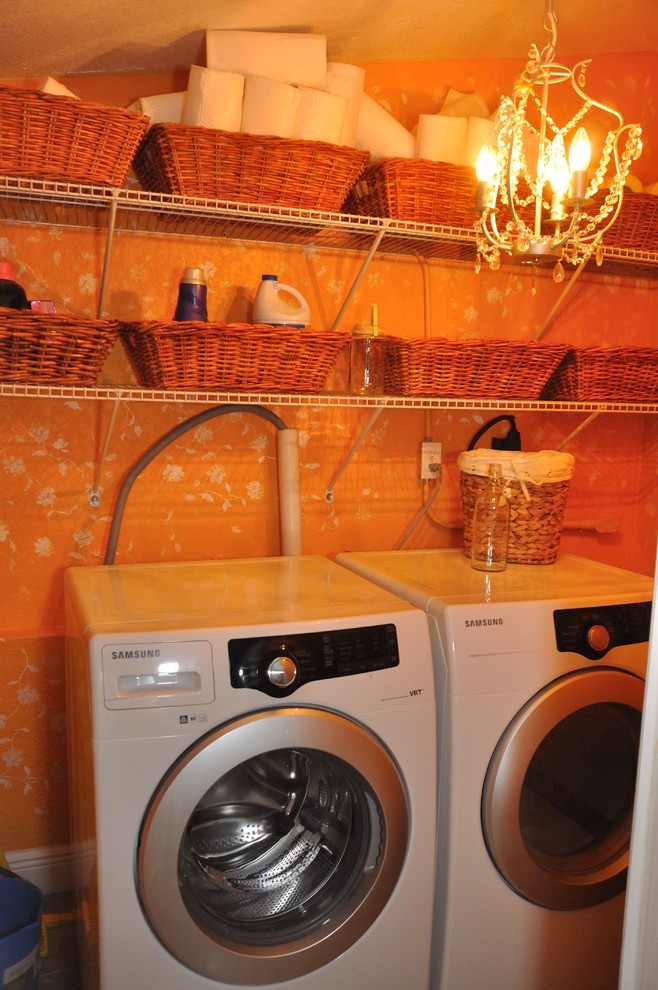 Design ideas for an eclectic laundry room in Miami.