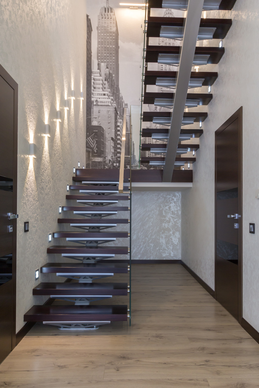 Лестница на центральном косоуре