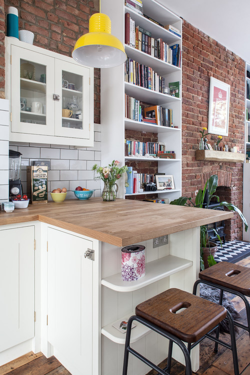 9 Ways To Make Islands And Breakfast Bars Work In Small Kitchens