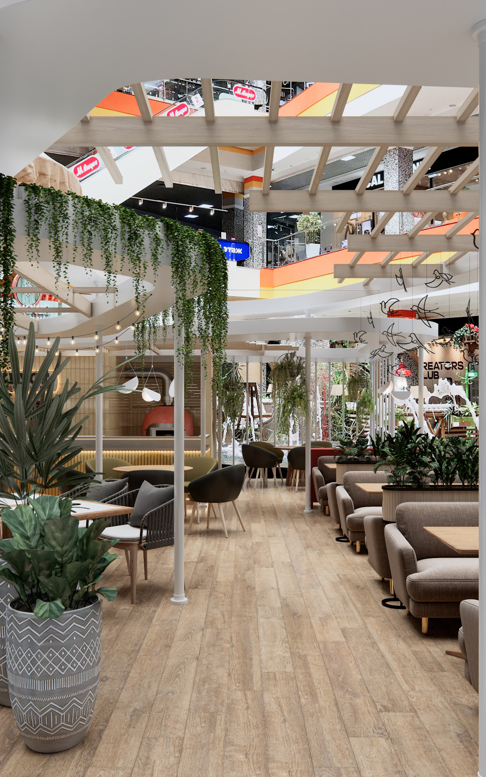 Дизайн интерьера кафе