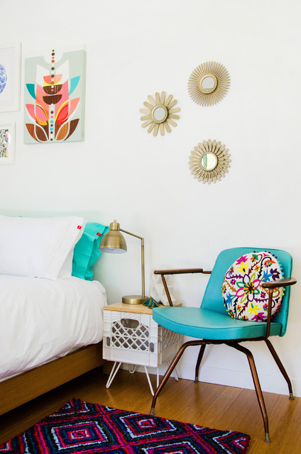 Modern + Vintage Bedroom Ideas eclettico-camera-da-letto