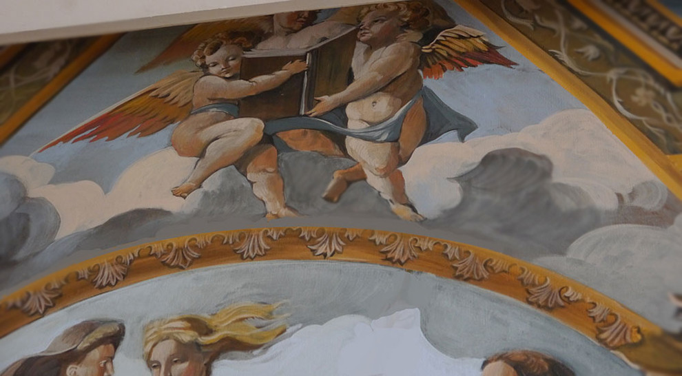 Роспись загородного котеджа