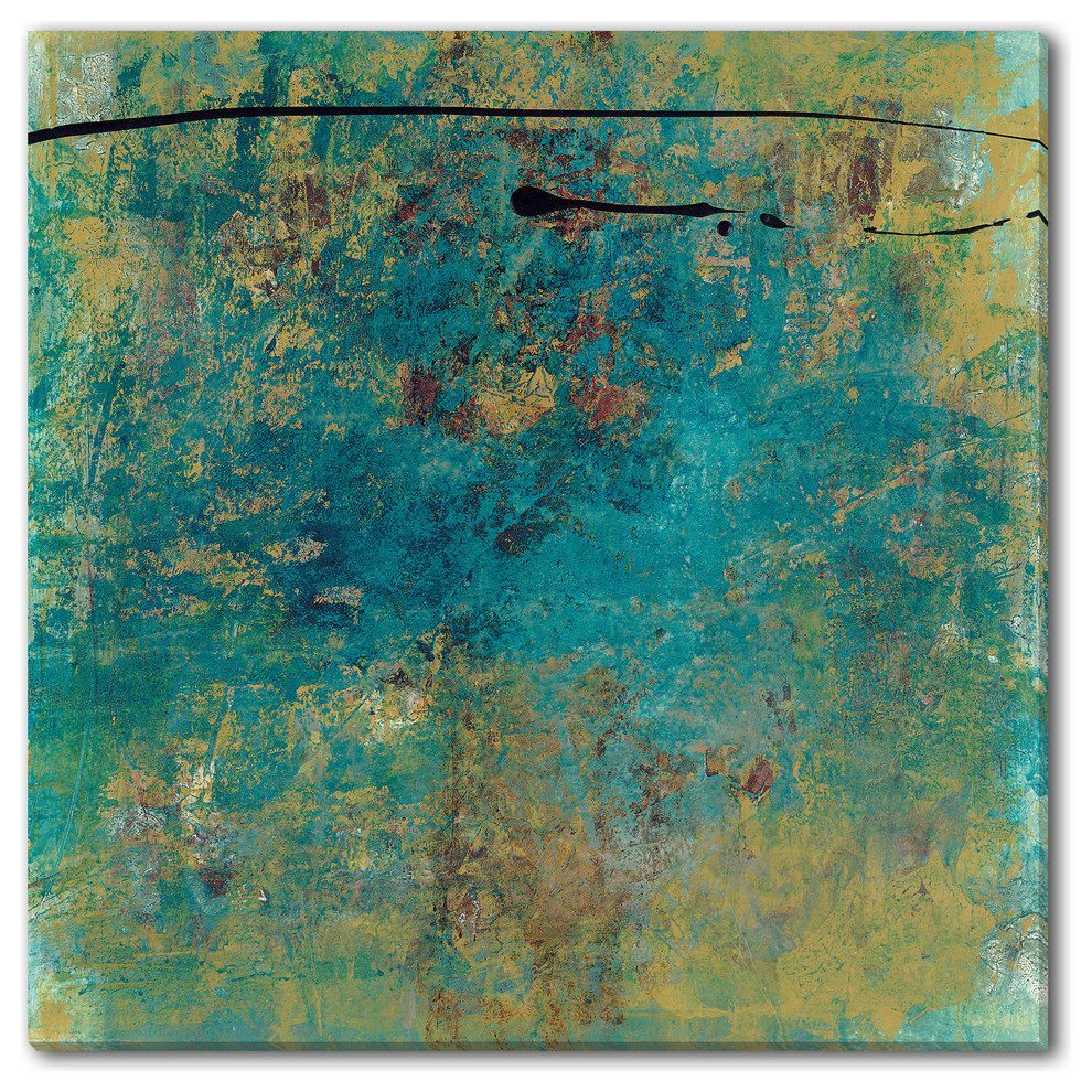 Jane Bellows' 'By Chance I' Canvas Gallery Wrap, 48x48