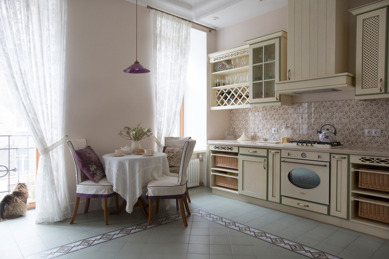 Реализованый интерьер на Малом пр. П.С. 100 кв.м.