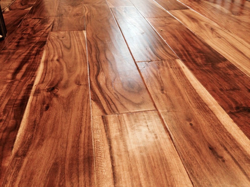 Irvine Acacia Wood Flooring & Tuftex Carpet - Modern - Orange County
