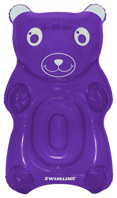 60" Purple Gummy Bear Swimming Pool Float