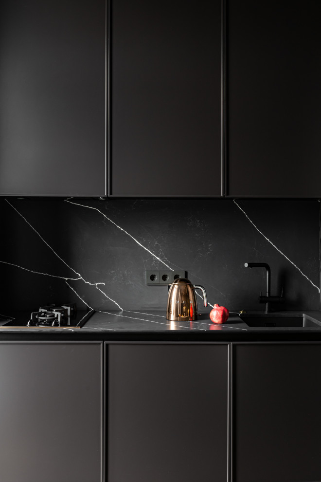 Черный интерьер 66 м.кв.