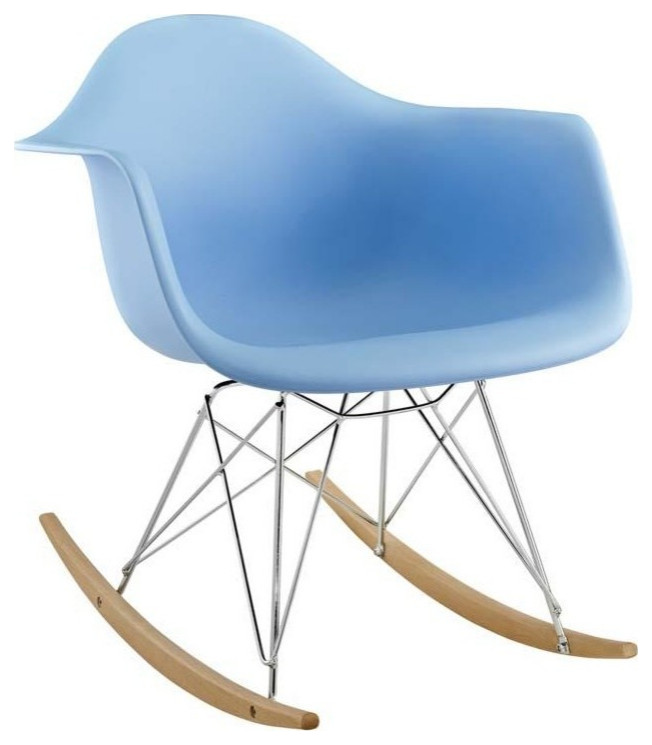 Adaire Plastic Lounge Chair, Blue