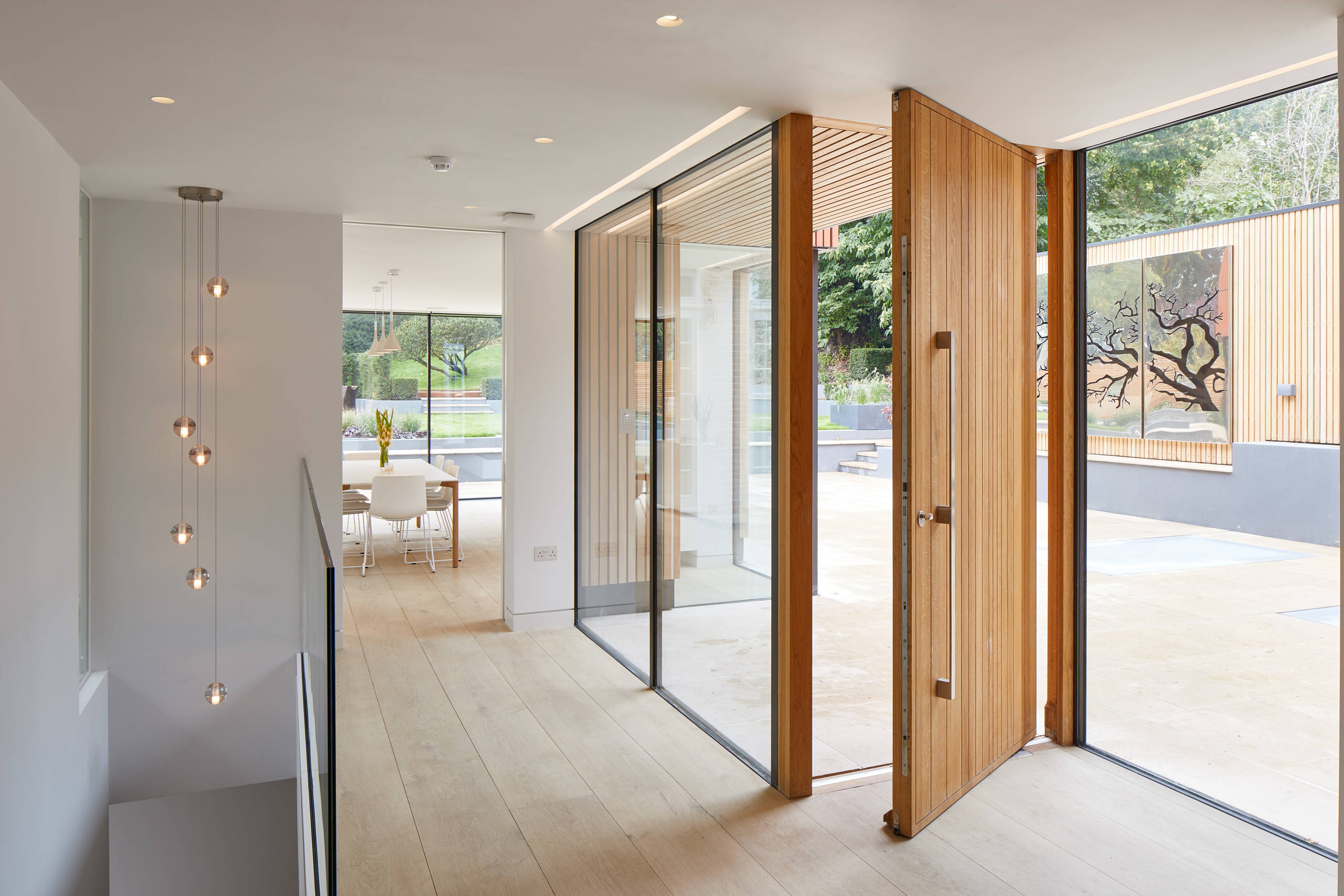 Pivot Doors  Modern Entry Doors, Floating Exterior Wood Doors