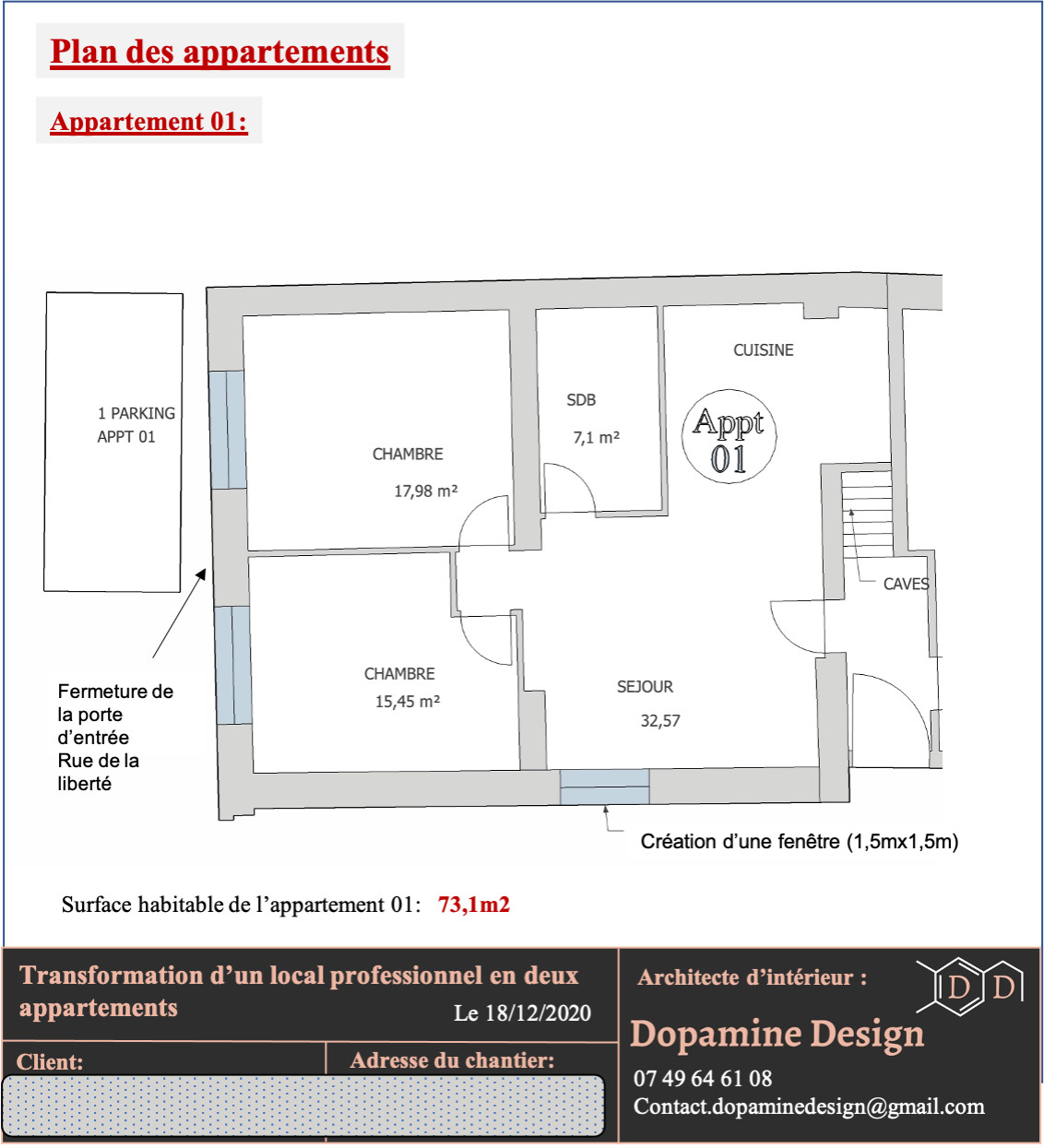 Changement de destination d'un local commercial