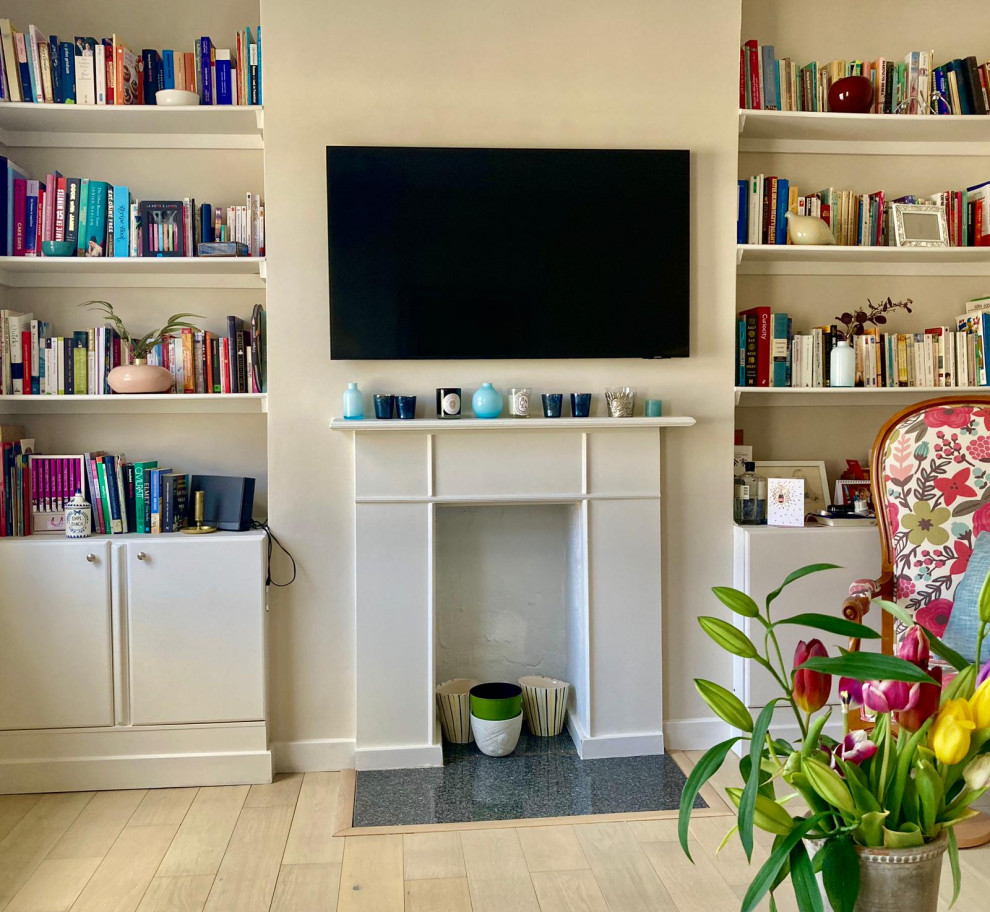 Living Room Renovation with Pastel Fusion in Wandsworth, London