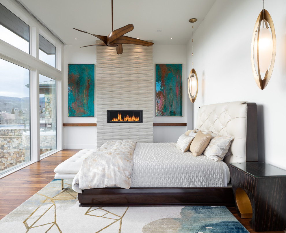 Bedroom - rustic master bedroom idea