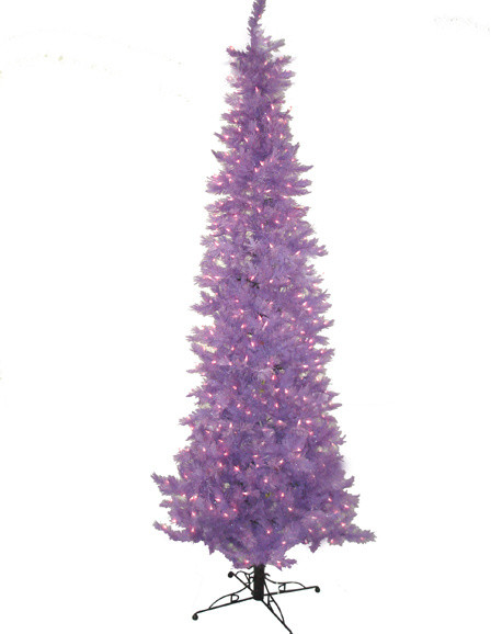pre lit vivid purple slim lakewood spruce artificial christmas tree 75 - Pre Lit Pencil Christmas Trees pre lit vivid purple slim lakewood spruce artificial christmas tree 75 - Pre Lit Pencil Christmas Trees