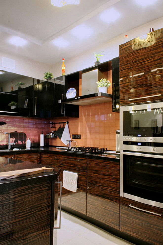 Квартира с африканскими мотивами в г. Обнинске.