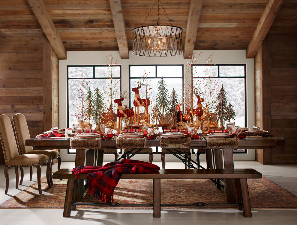 Trendy dining room photo in San Francisco