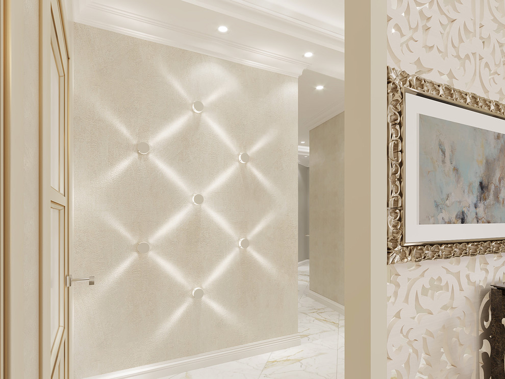 Дизайн проект: Кухня-гостиная, классика, г. Владивосток