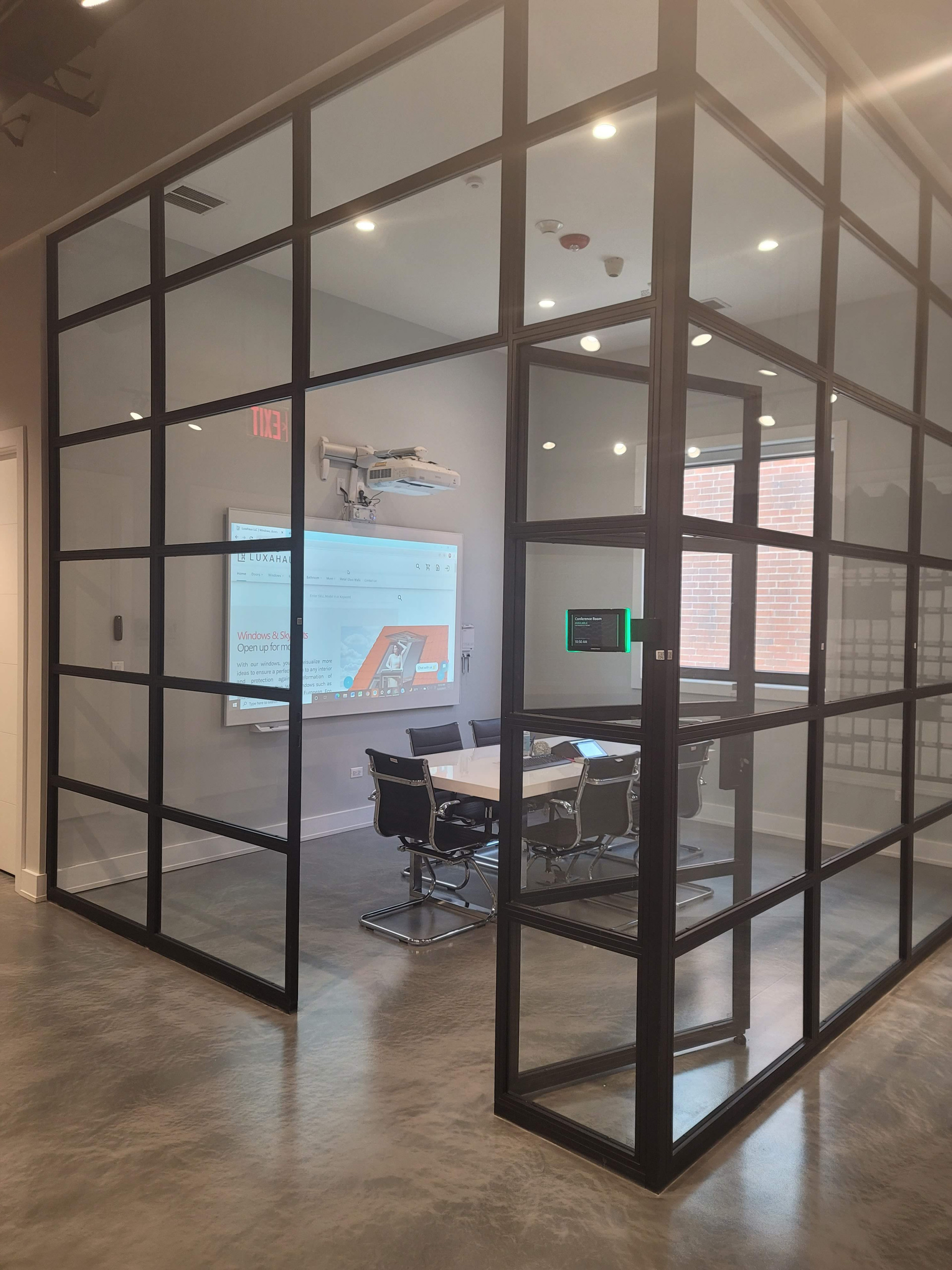 Glass Wall Home Office Ideas - Photos & Ideas | Houzz