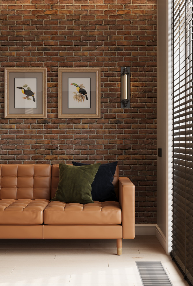 Дизайн-проект квартиры 60 кв.м в  стиле Петербургский Лофт