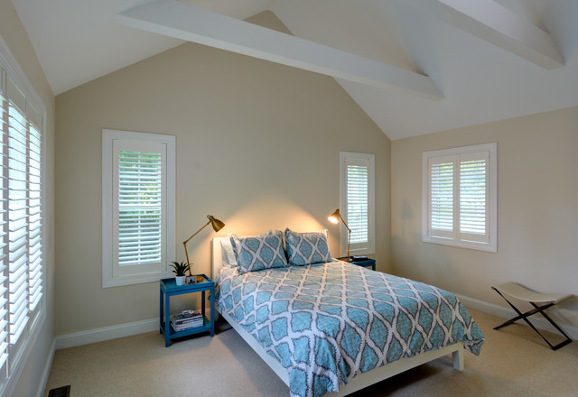 Guest Suite Cathedral Ceiling Exposed Collar Ties