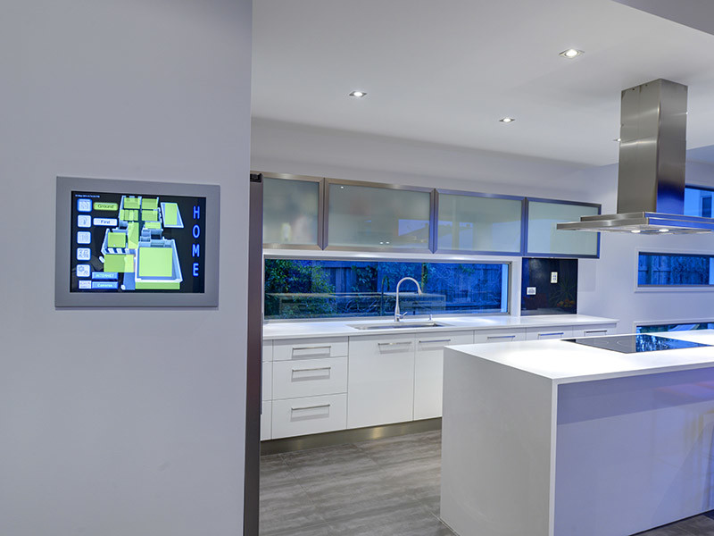 Photo of a contemporary kitchen in Brisbane.