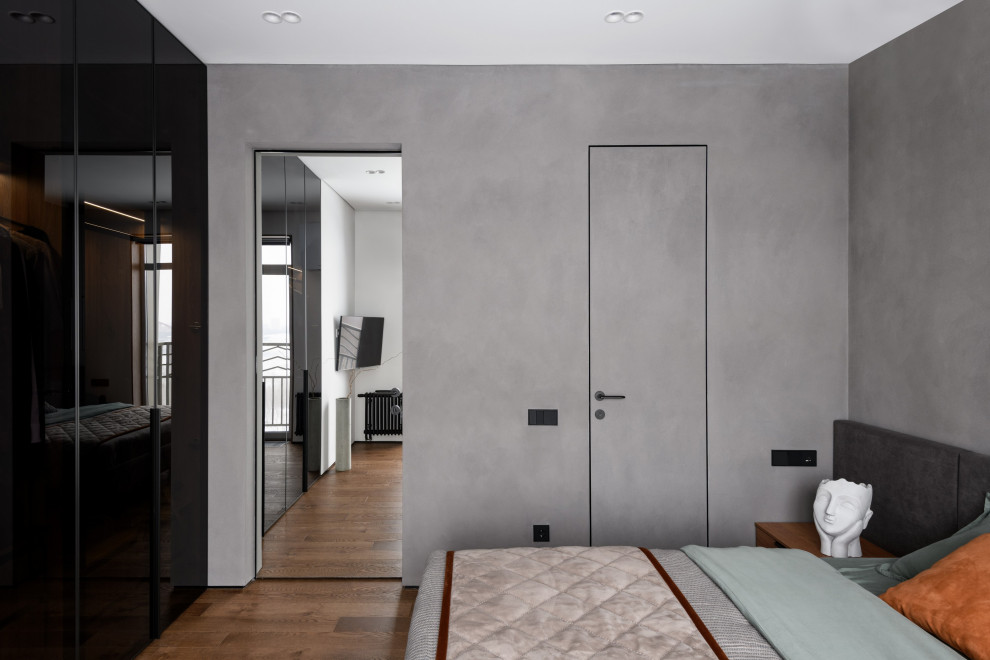 Брутальная трехкомнатная квартира 90 кв.м. с видом на реку