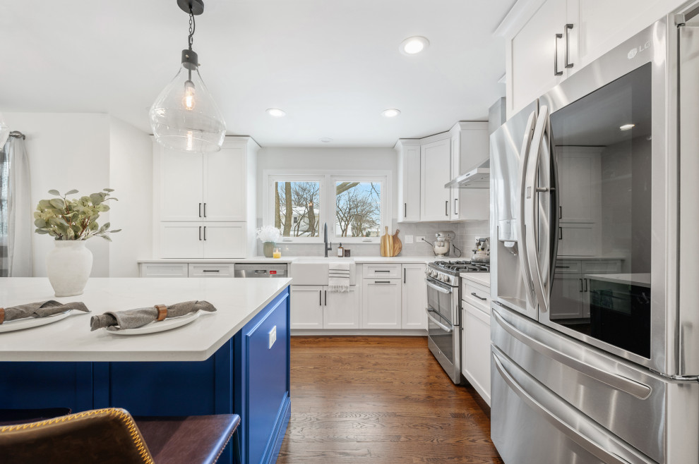 Kitchen - transitional kitchen idea in Chicago