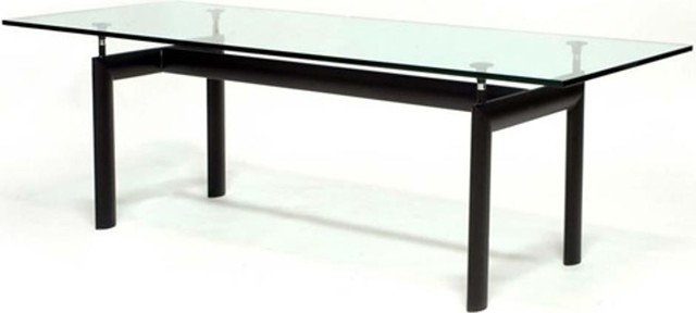 Modern Classics Square Dining Table, Clear
