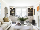 Transitional Living Room by Raychel Wade Design