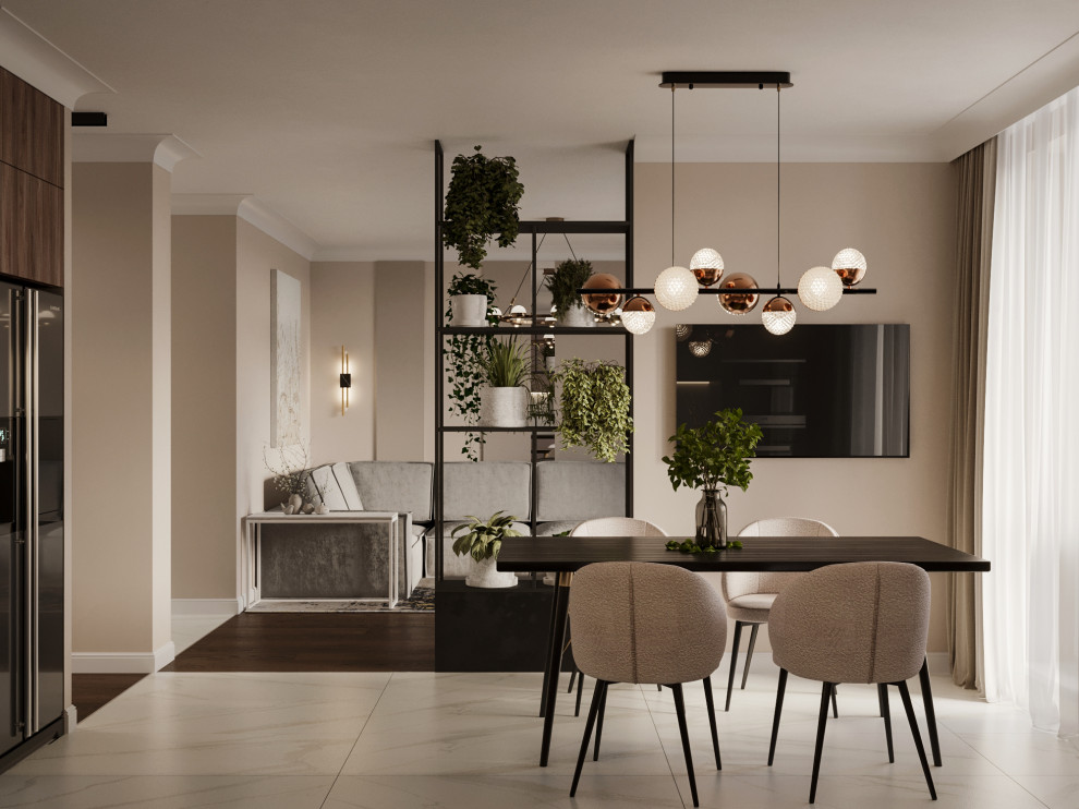 Дизайн проект 3-х комнатной квартиры "Зеленая роща"