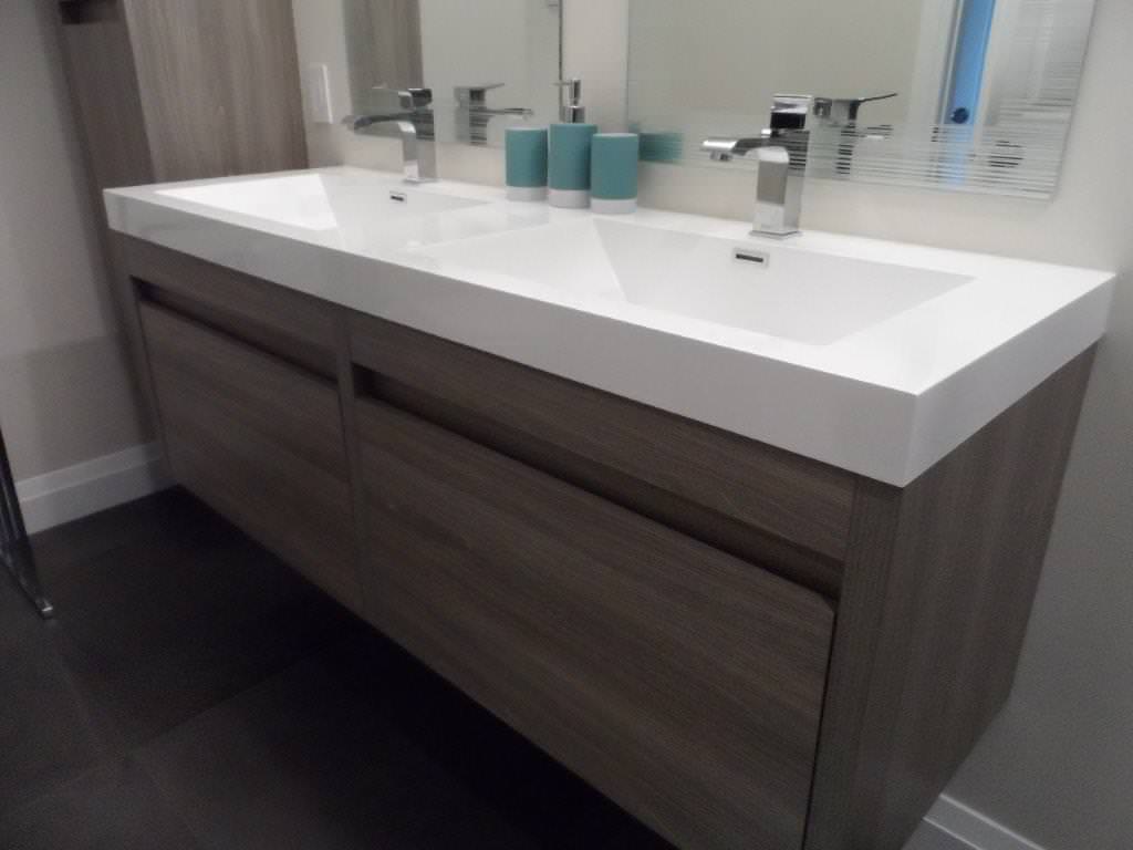 Gray Quartz Bathroom