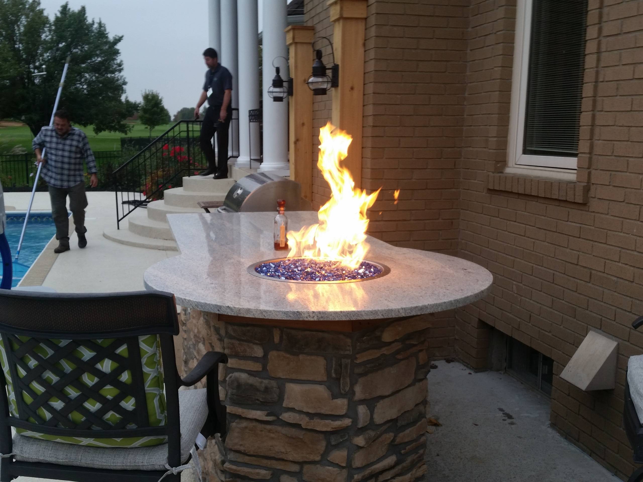 Mark Ballard outdoor kitchen