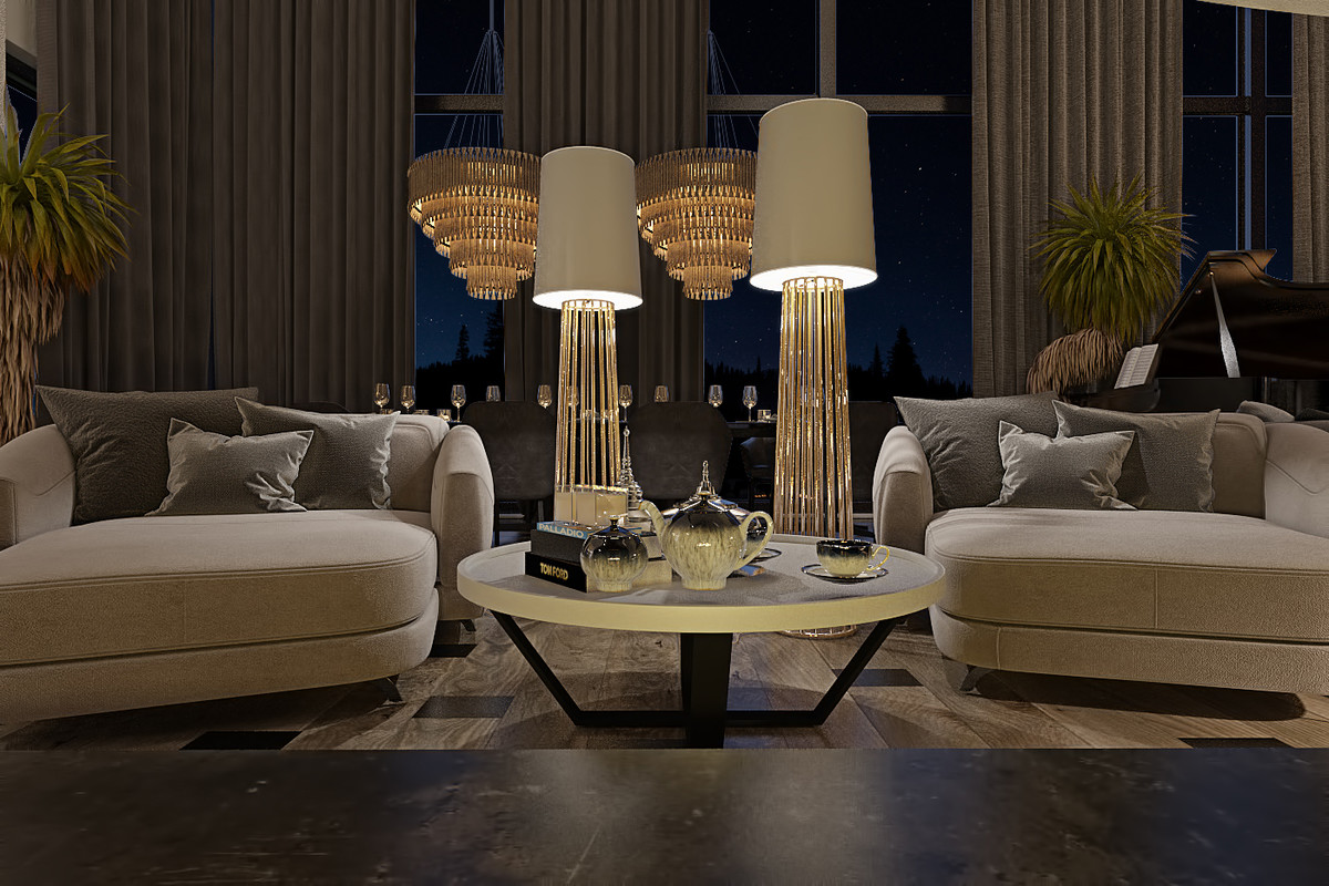 Интерьер загородного  дома