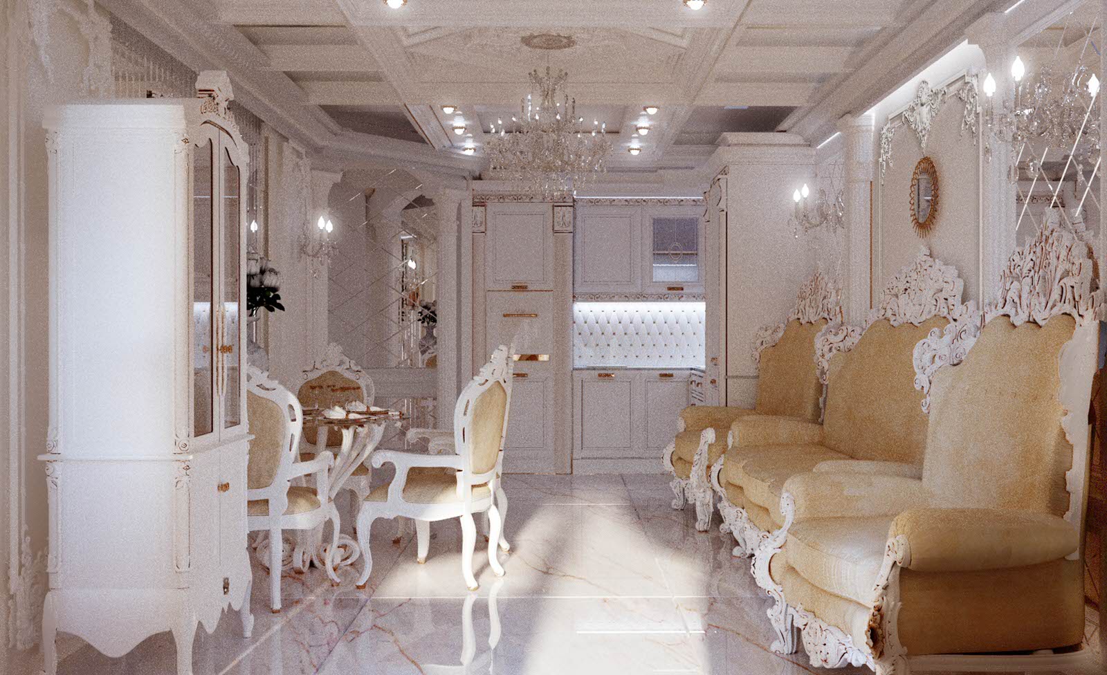 Дизайн-проект двухкомнатной квартиры площадью 70 кв.м