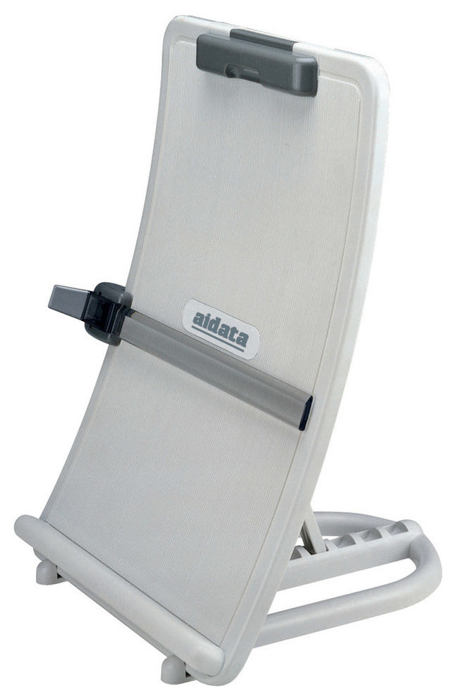 Aidata, Desktop Curved Copy Holder Contemporary Desk Accessories