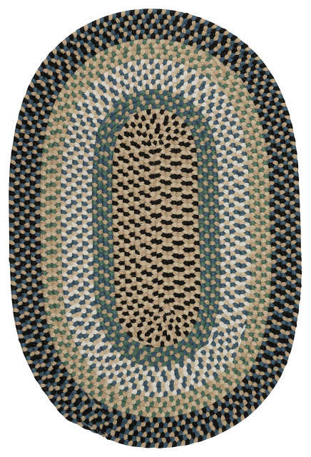 Colonial Mills Mendi Braided Rug, 4X7 - Contemporary - Outdoor Rugs ...