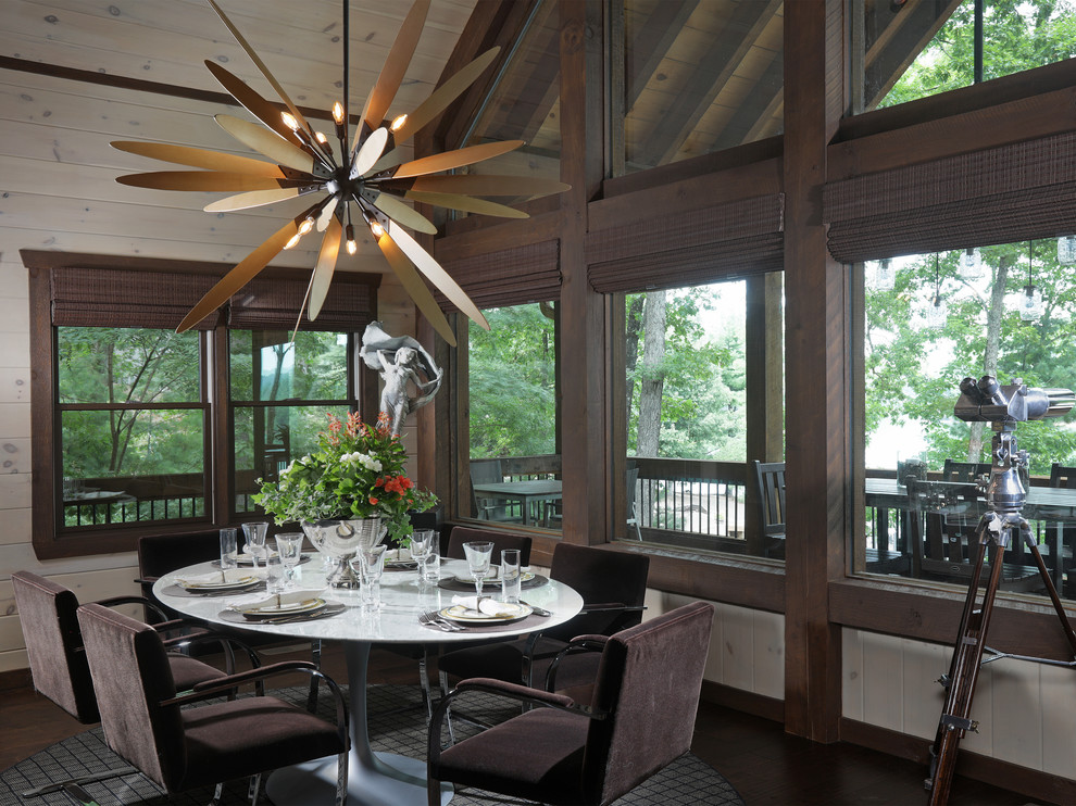 Inspiration for a contemporary dining room in Atlanta.