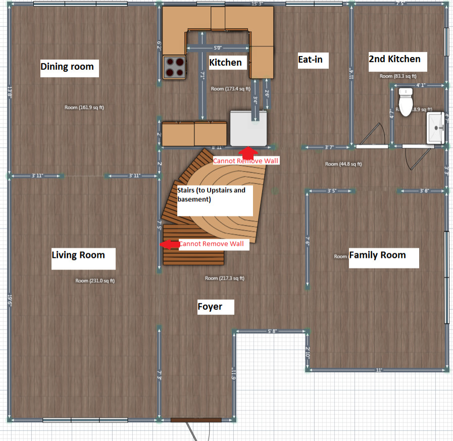 Kitchen Relocation/Design Advice Request