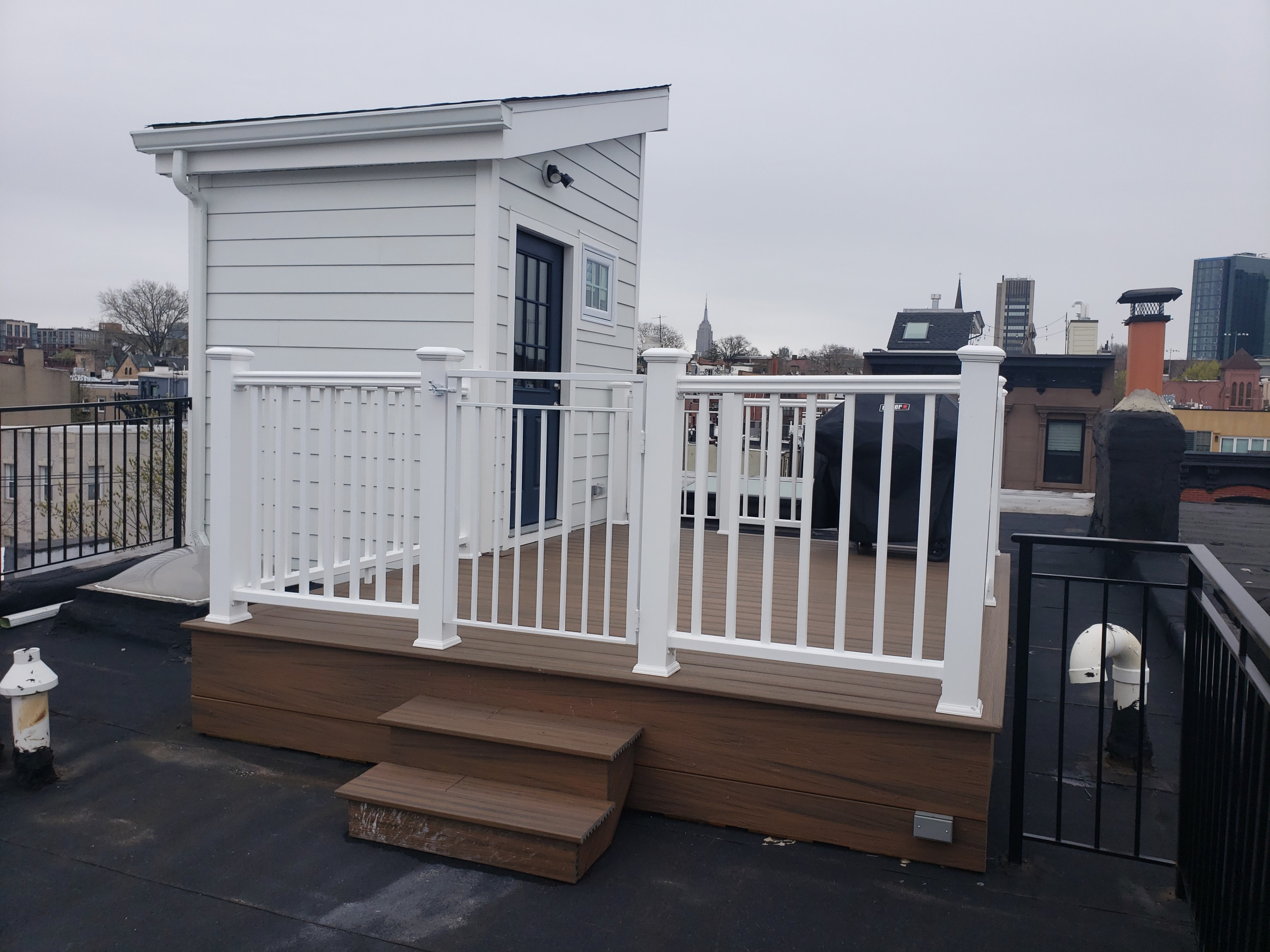 New Roof Deck, Kitchen and Bathroom Remodel on Garden Street in Hoboken