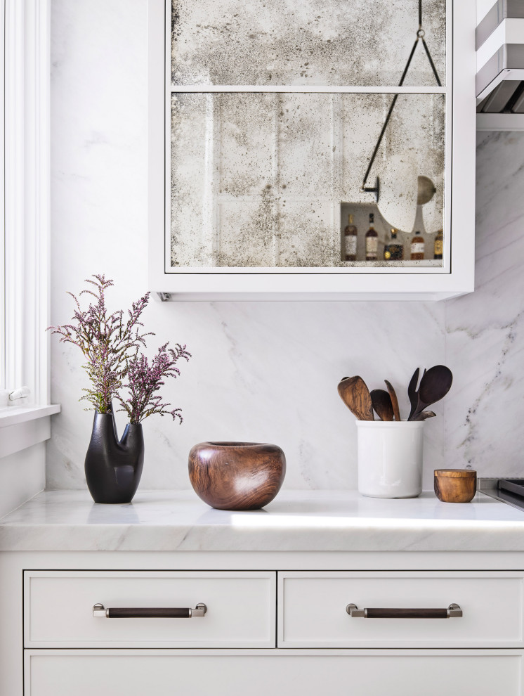 Presidio Contemporary - Example of a trendy kitchen design in San Francisco