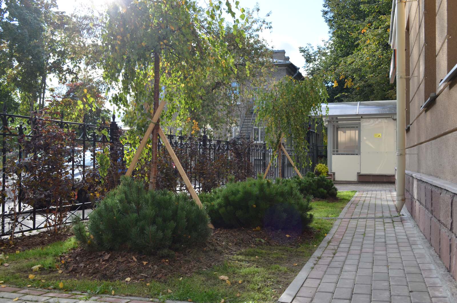 Озеленение бизнес-центра