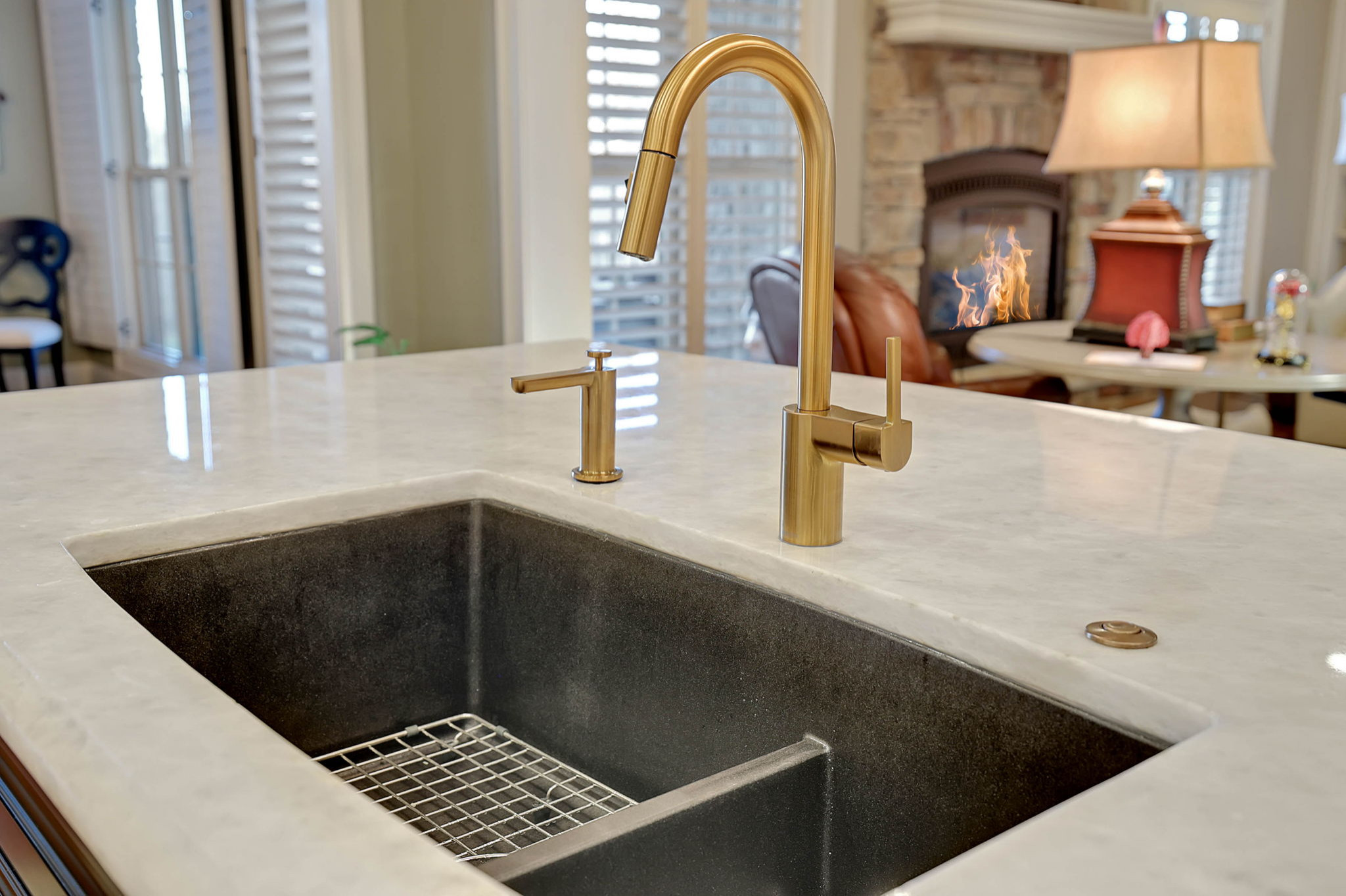 KITCHEN REMODEL: New island is MARBLEOUS