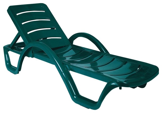 Compamia Sunrise Pool Chaise Lounges, Resin Patio Chaise Lounge