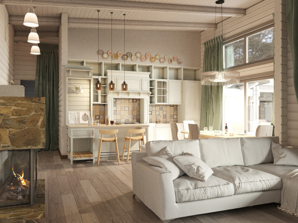 Интерьеры жилого дома в Новосибирске